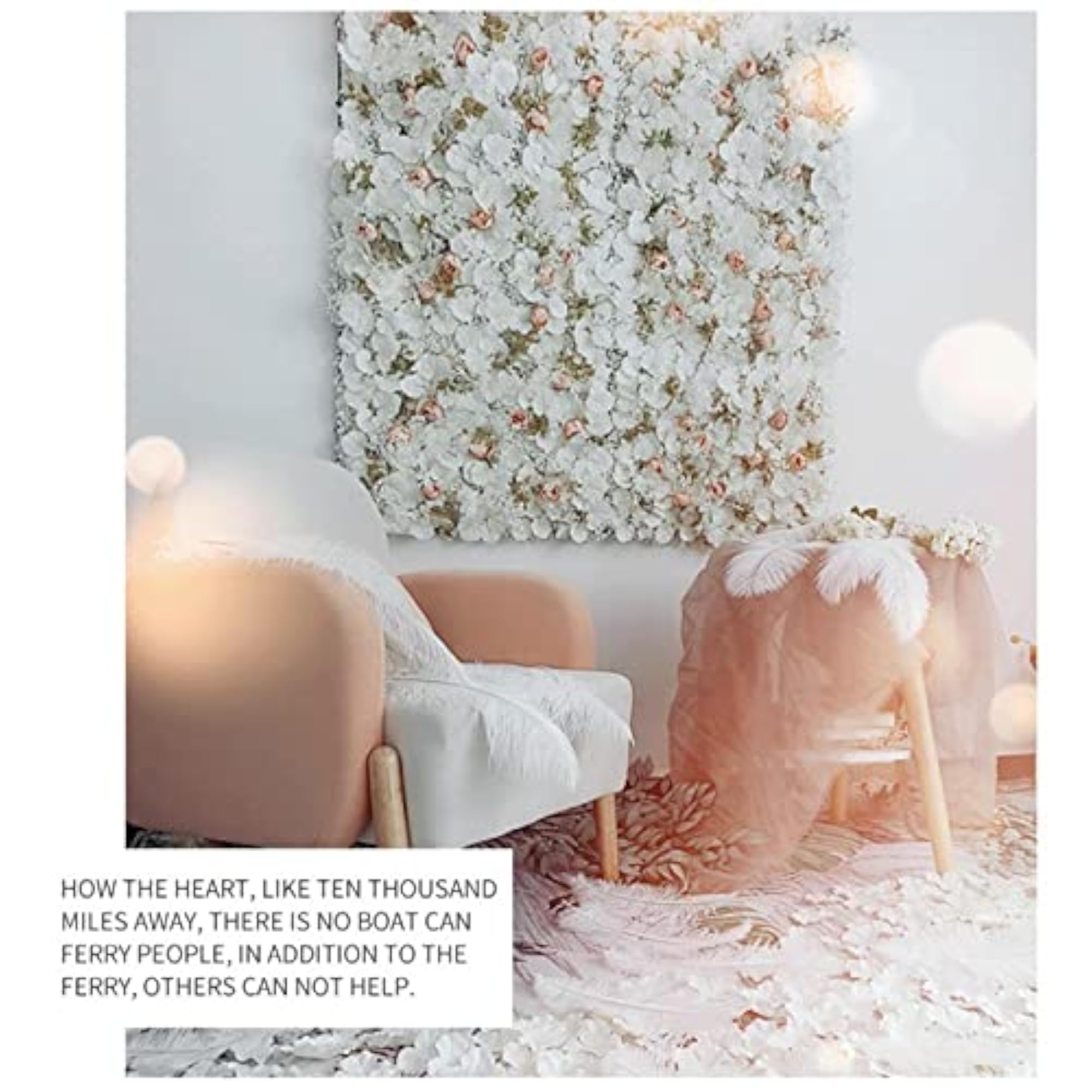 Artificial Plant Panel for Wedding Backdrop, DIY Decor